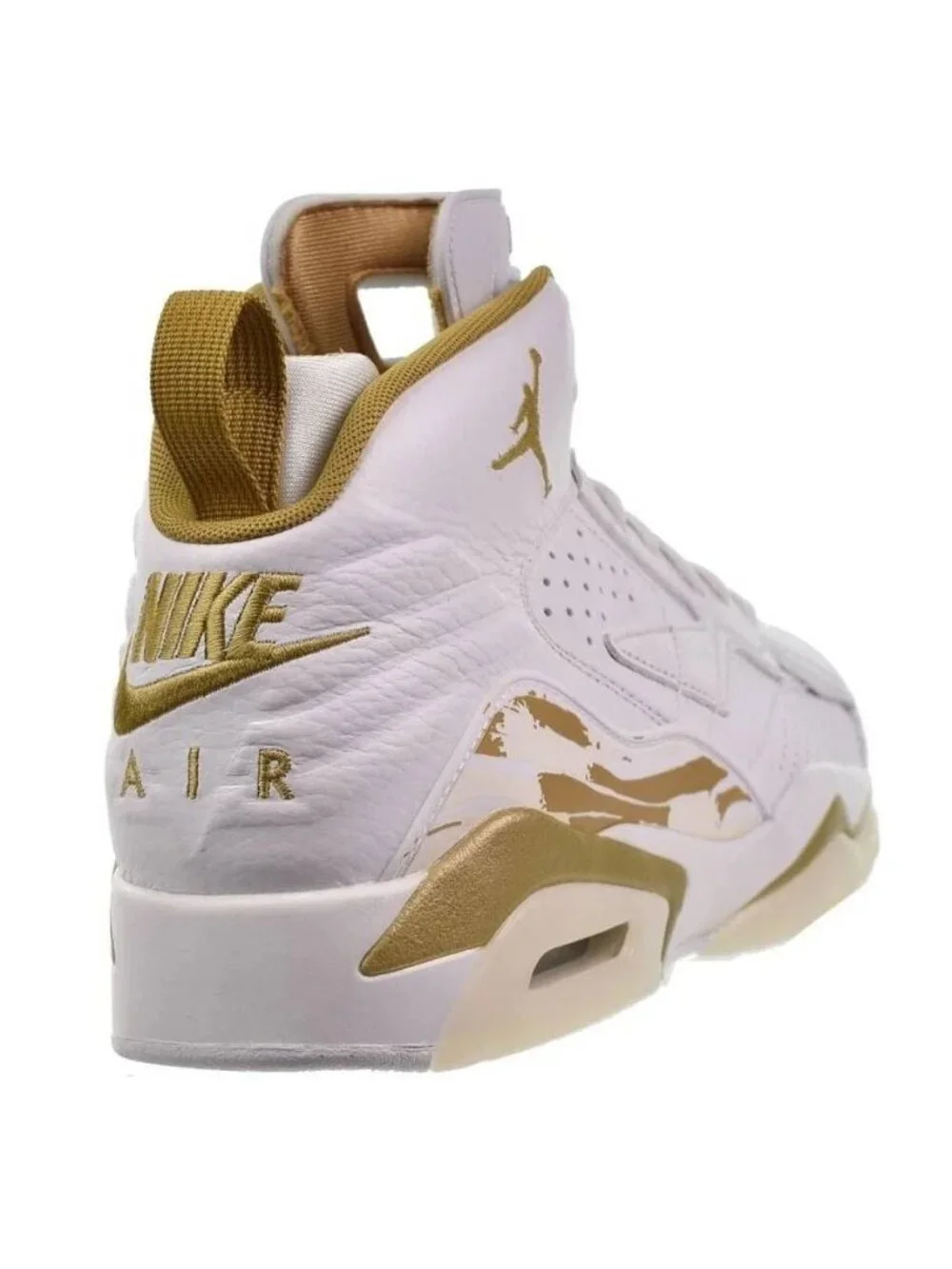 NEW Jordan MVP Men's Shoes White/Metallic Gold-Phantom DZ4475-170 Size 7.5